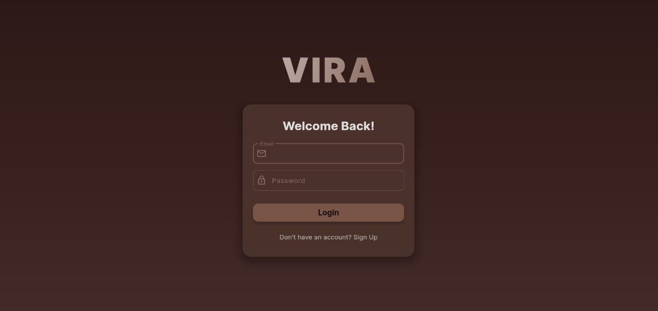 VIRA App Home